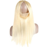 Straight  360  Lace Frontal Virgin Human Hair Natural 613