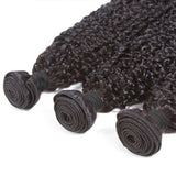 Bundle Deals Kinky Curly Virgin Human Hair Natural Black