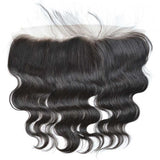 Bundle Deals With Frontal Body Wave Virgin Human Hair Natural Black