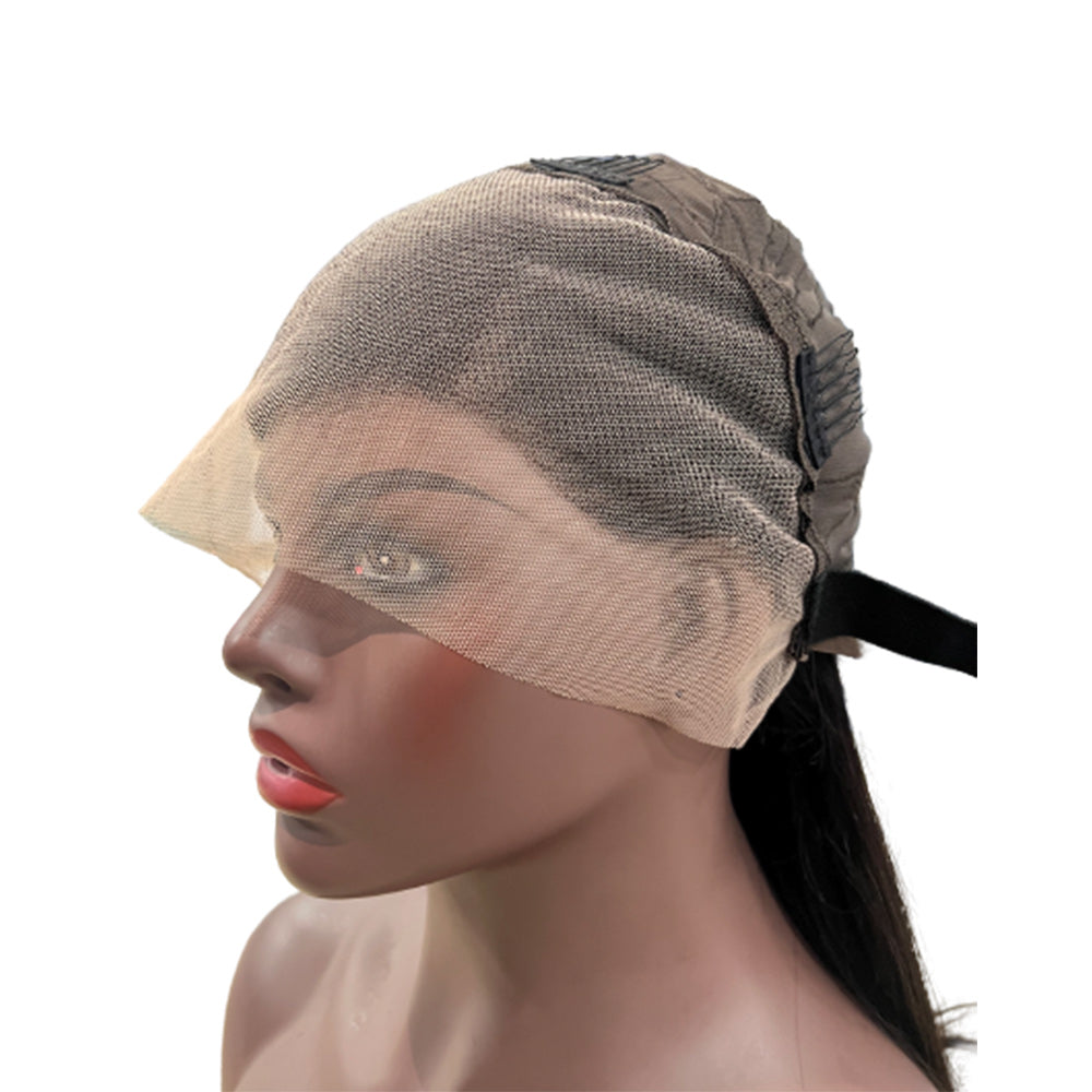 Straight Full Frontal 13*4 Transparent Lace Wig Naturlal Black