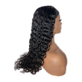 Deep Wave Glueless Headband Wig Naturlal Black 180% Density