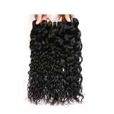 Bundle Deals With Frontal Italy Curly Virgin Human Hair Natural Black