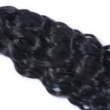 Bundle Deals With Frontal Natural Curly Virgin Human Hair Natural Black