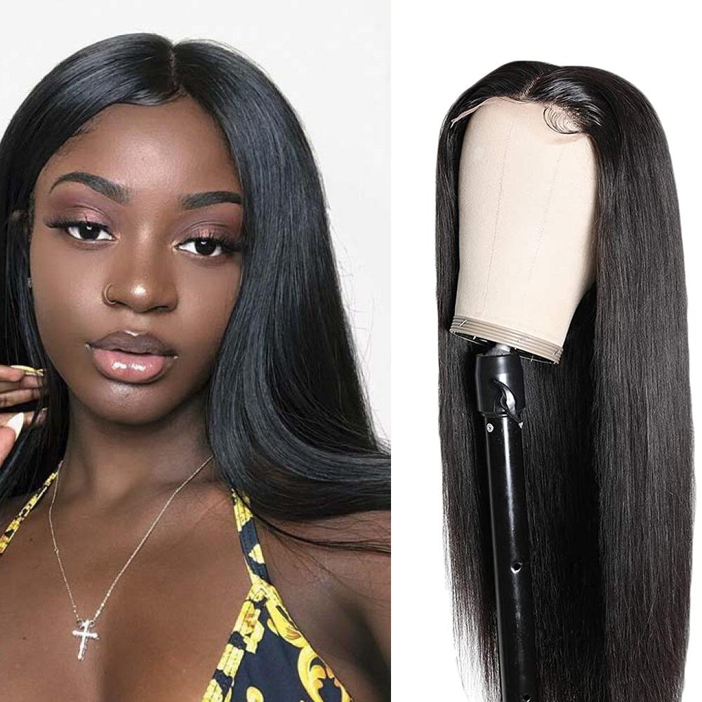 lace wig straight 1b