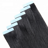 Straight Virgin Human Hair  Tape In Natural Black (40pcs/100grams)